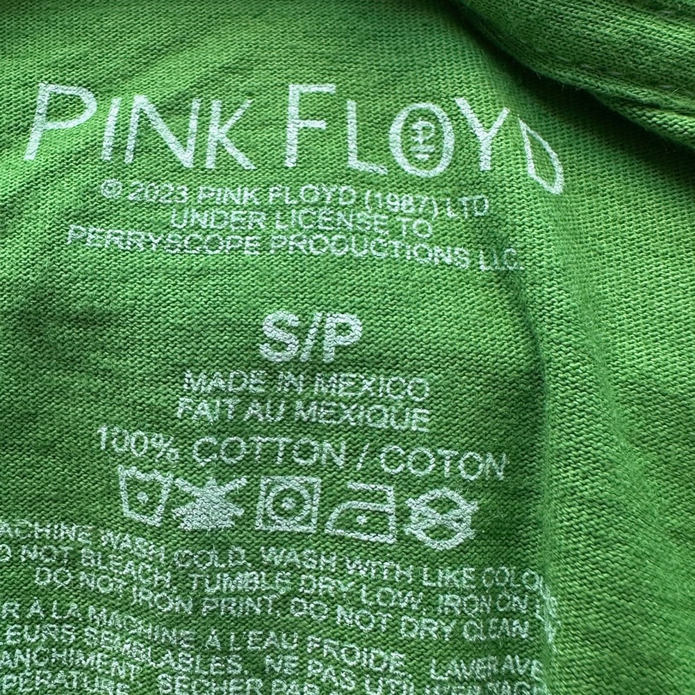 Pink Floyd Green Graphic T-Shirt March 15 1966 Marquee London Concert Small - Picture 5 of 7